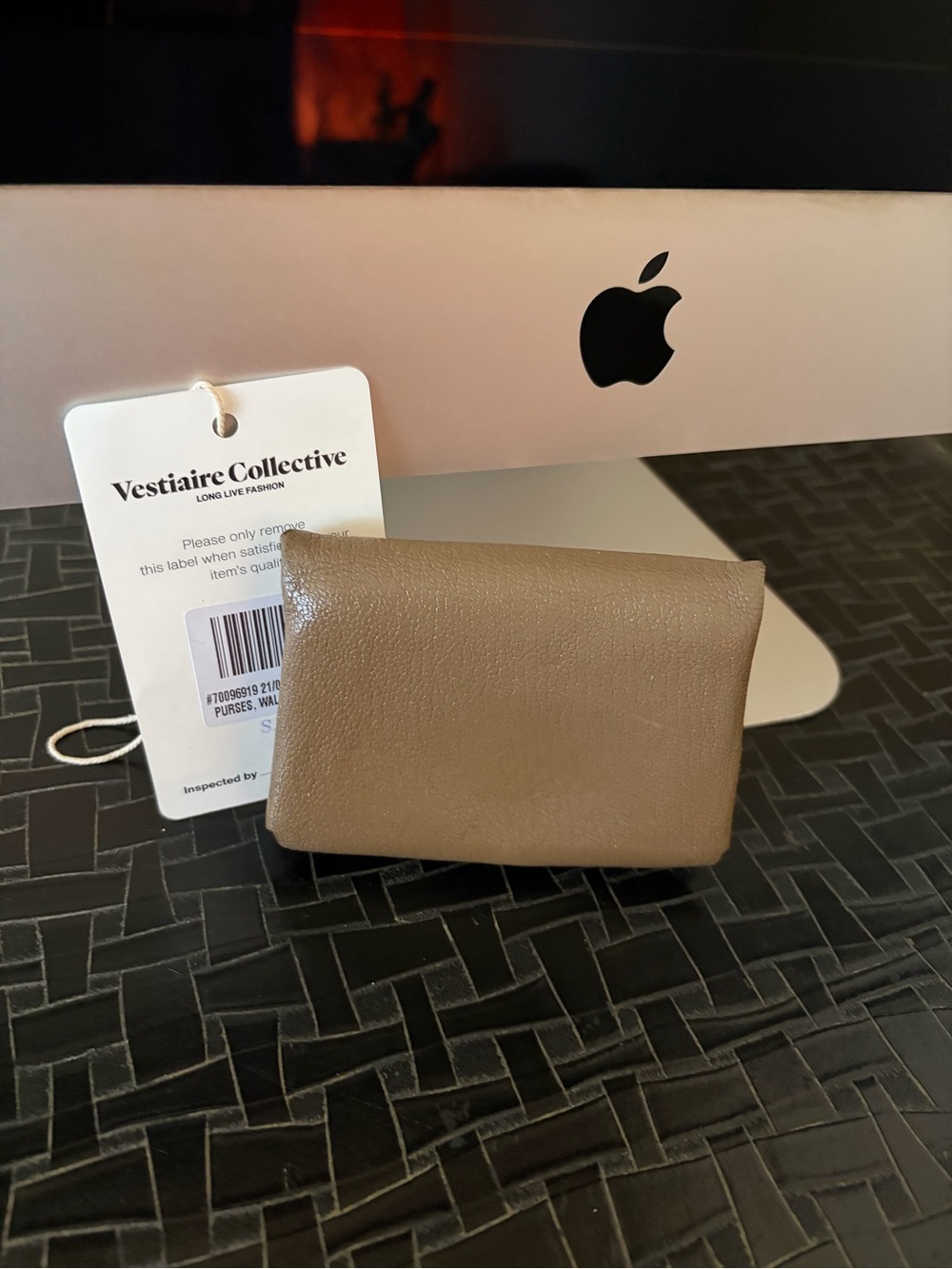 Authentic Hermes Calvi Duo Compact Card Holder